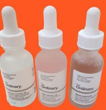 The Ordinary 3 Serums Set of Hyaluronic Acid, MOISTURIZER + Lactic Acid, PEELING/EXFOLIATOR + Marine, AGE DEFYING/Anti AGEING